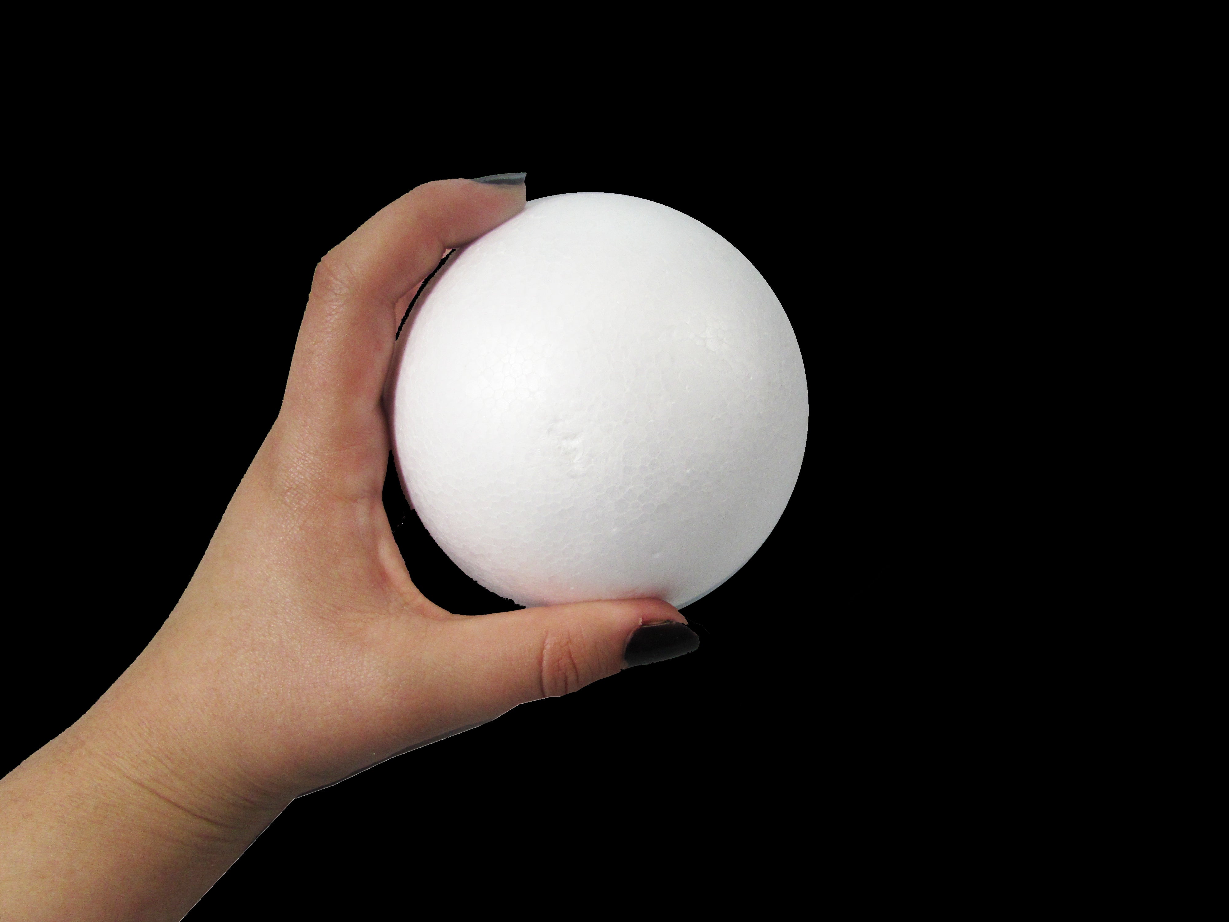 12 Smooth Foam Craft Balls - Polystyrene (Not Styrofoam) (1pc