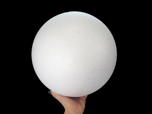 Ffchuanhe 2pcs Craft Foam Balls 8 inch, Polystyrene Smooth Round