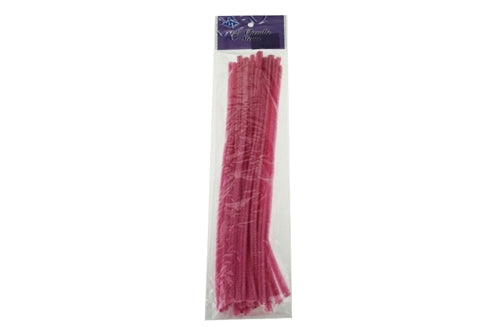 NST 12 Wired Craft Metallic Chenille Stems - Pipe Cleaners (25 Pcs) Purple