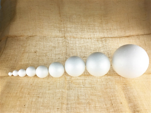 Styrofoam – Ball, Multiple Sizes - The Craft Shop, Inc.