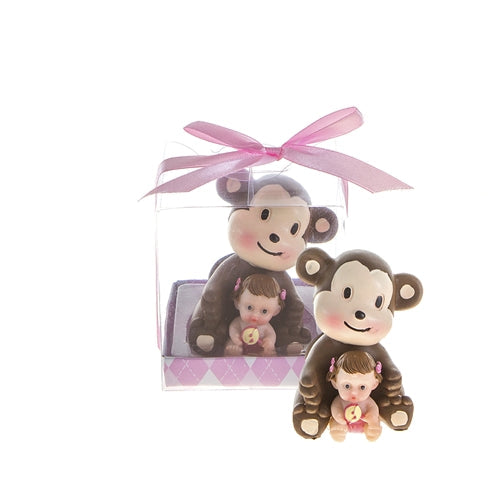 Safari Theme Baby Shower Favor - MONKEY (With Designer Gift Box) (12 Pcs)