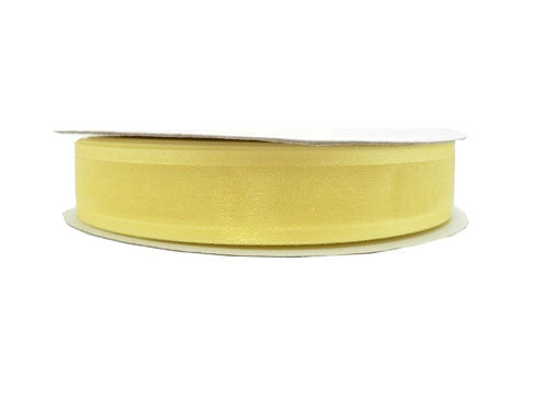 Gold-lined Satin Edge Organza Ribbon, 1-1/2-inch, 25-yard 